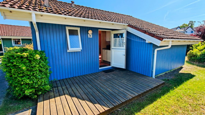 Ferienhaus in Pelzerhaken - Am Waldrand Haus B - Eingangsterrasse