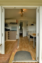 Ferienhaus in Pelzerhaken - Mobilheim Mediterranee - Ansicht vom Eingang