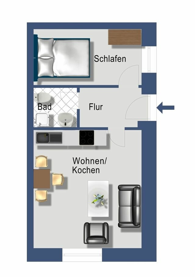 Ferienwohnung in Rabenkirchen-Faulück - Schleiblick App. 3 - Bild 7
