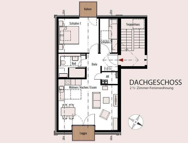 Ferienwohnung in Heiligenhafen - Ostsee - Appartement Nr. 65 "Seaside" inkl. Strandkorb am Strand im Strand Resort - Bild 23