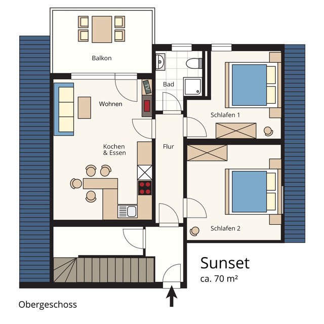 Ferienwohnung in Gr&ouml;mitz - Sunset - Bild 23