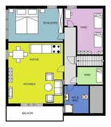 Ferienwohnung in Dahme - Kinder lieben es (wei&szlig;es Haus OG) - Bild 3