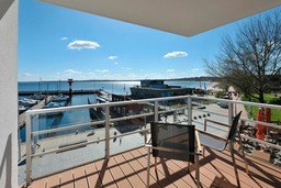 Apartment 14 "Strandläufer", Blickrichtung Offenes Meer/Strand