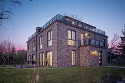  Ferienhaus Lotsenhäuser Rügen - Luxus Villa mit Boddenblick