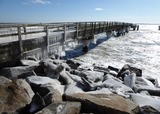 Ferienwohnung in Sassnitz - JASMUND 2 Bäder / Balkon - Seebrücke in Winter