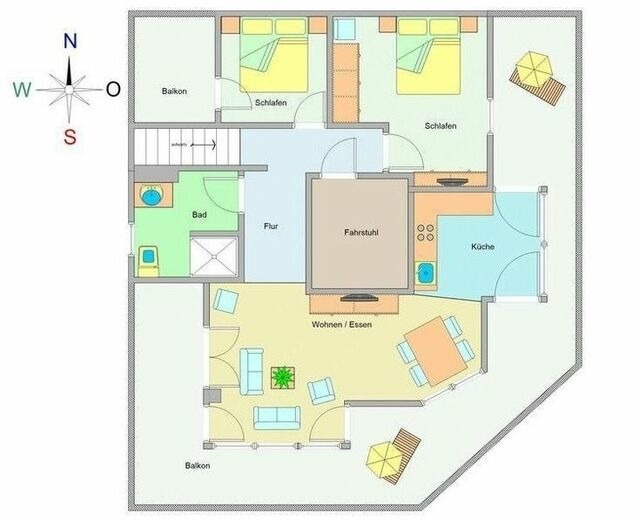 Ferienwohnung in Kühlungsborn - Am Yachthafen, Villa Fehmarn WE 42 Penthouse - Bild 17