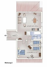 Ferienwohnung in Neuenkirchen (R&uuml;gen) - Ferienwohnung 5 am Wasser Gut Grubnow R&uuml;gen WLAN und Sauna - Bild 13