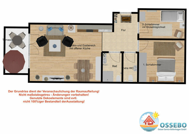 Ferienwohnung in Boltenhagen - Haus Poseidon Wohnung 19 - Bild 21