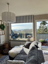 Ferienwohnung in Laboe - Meerblick auf die Stena und Aida - Bild 1