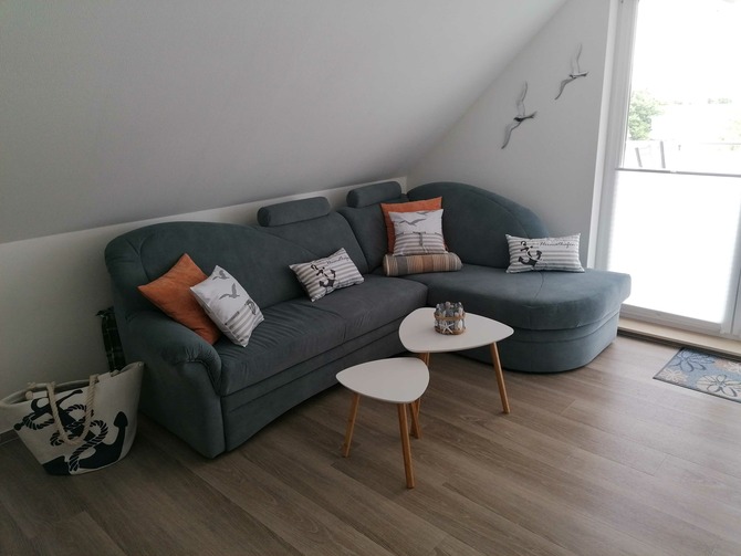 Ferienwohnung in Brenkenhagen - Ostseebrise 17 - Couch mit Schlaffunktion