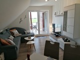Ferienwohnung in Brenkenhagen - Ostseebrise 17 - Blick zur Dachterrasse