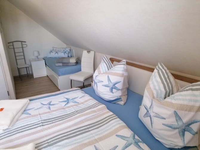 Ferienwohnung in Brenkenhagen - Ostseebrise 17 - Schlafzimmer mit Doppelbett